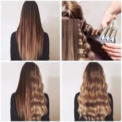 Premio T-0042 Triple Su Dalgası Profesyonel Saç Şekillendirici Maşası