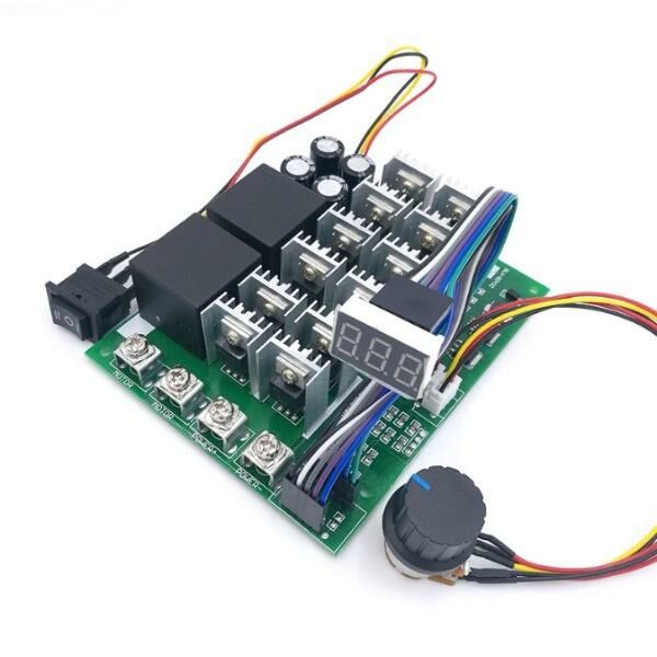 ARD-MDL 6000 DC 10V-55V 60A 3000W EKRANLI PWM MOTOR SÜRÜCÜ - Arduino
