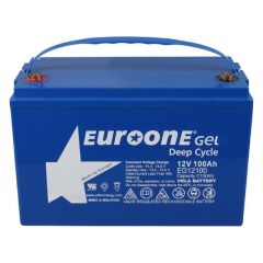 Euroone EG12100 12 Volt 100 Amper Deep Cycle Jel Akü