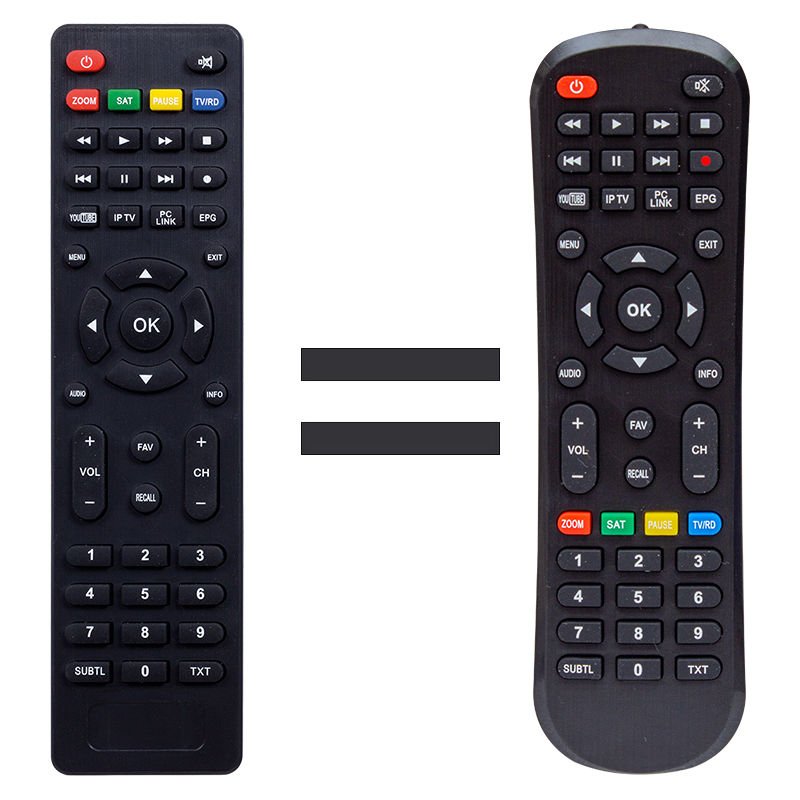 WEKO KR REDLINE TS-100 HD VE T SERİSİ YOUTUBE TUŞLU HD UYDU KUMANDA (3444=3447=34271=13281=16611)