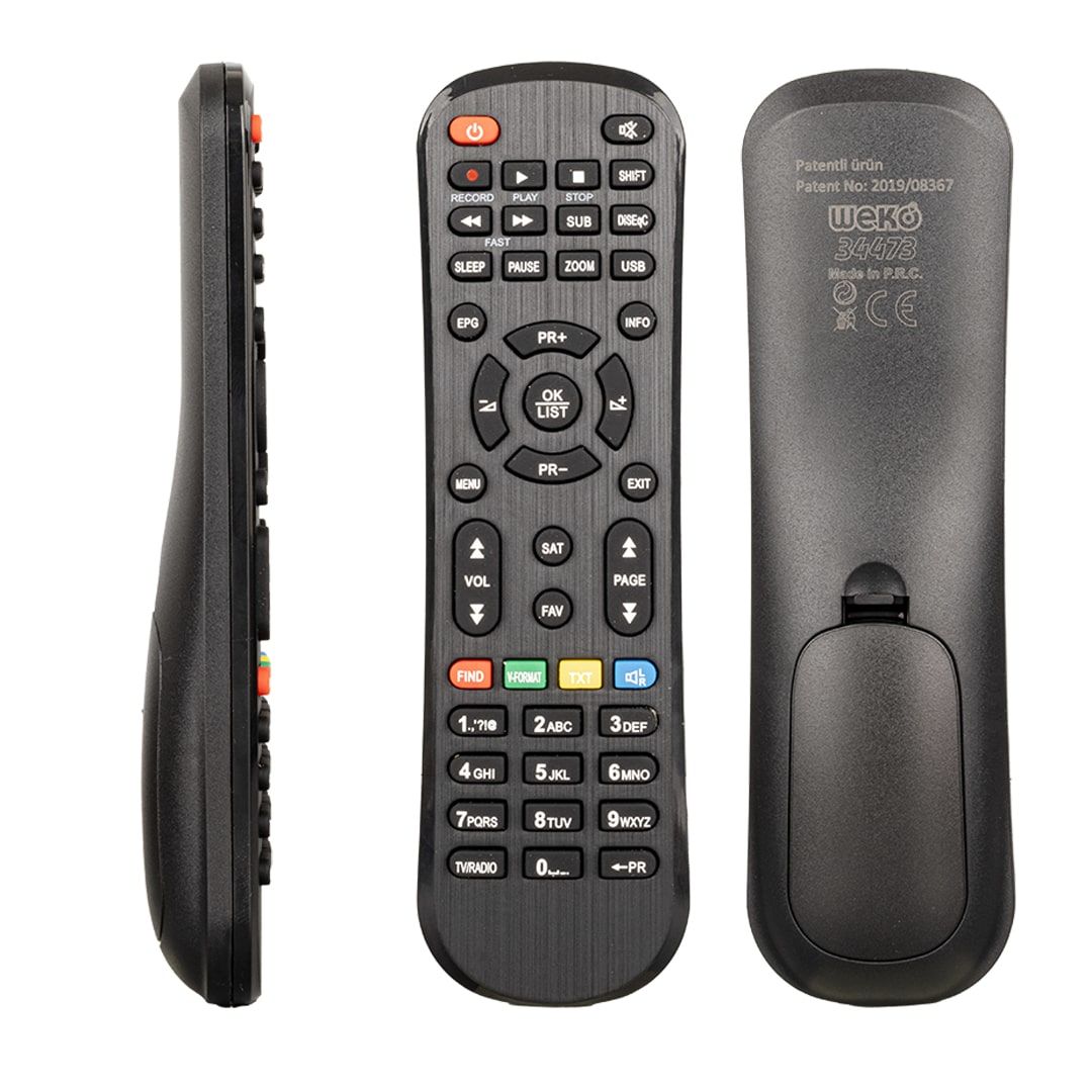 WEKO KR NEXT PUNTO+ PLUS MİNİX HD - STARBOX UK-015 UYDU KUMANDA