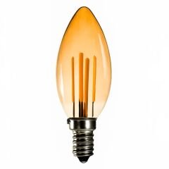 Ledx BR-AL05 400 Lümen 5w Amber E14 Rustik Ampul