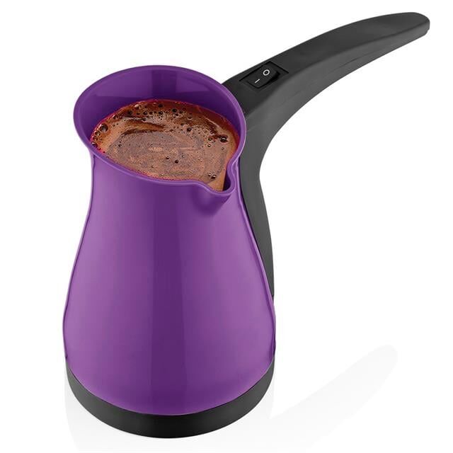 Crown CRW-7124 1000W 400ML Elektrikli Türk Kahve Makinesi Plastik Cezve AC220V