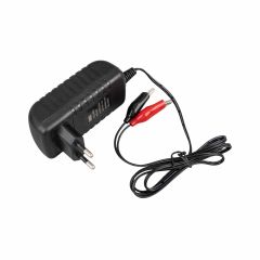 WEKO 14.4 VOLT - 1 AMPER KROKODİL UÇLU KIRMIZI YEŞİL LEDLİ YERLİ ÜRETİM AKÜ ŞARJ CİHAZI (OUT :12V-1A)