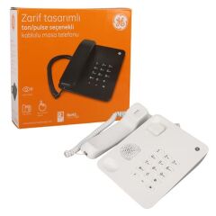 General Electric TK-30043 Ekransız Beyaz Masaüstü Telefon
