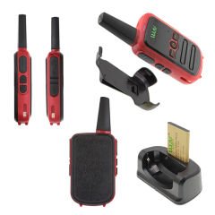 WLN KD-C51 16 KANAL KIRMIZI KASA ŞARJ ALETİ DAHİL TEKLİ TELSİZ (3-5 KM)