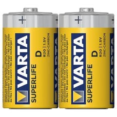 VARTA SUPERLIFE ÇİNKO BÜYÜK BOY D PİL (24LÜ PAKET FİYAT)