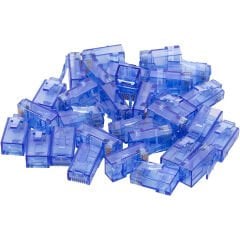 POWERMASTER PM-22702 RJ45 RJ45 CAT6 8P/8C MAVİ SOKET (100LÜ PAKET)