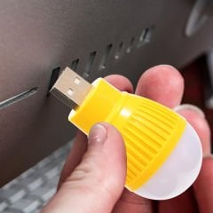 POWERMASTER PM-34389 USB BEYAZ GECE LAMBASI MİNİ AMPUL AYDINLATMA