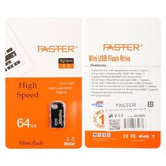 Faster 64 GB Mimi Serisi USB 3.0 Yüksek Hızlı Metal Flash Bellek