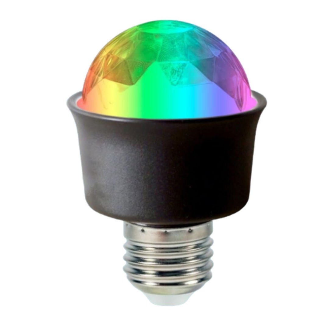 LEDX AL-KT6882 360 DERECE LED 3.3 WATT MİNİ E27 DUY RGB DİSKO LAMBA