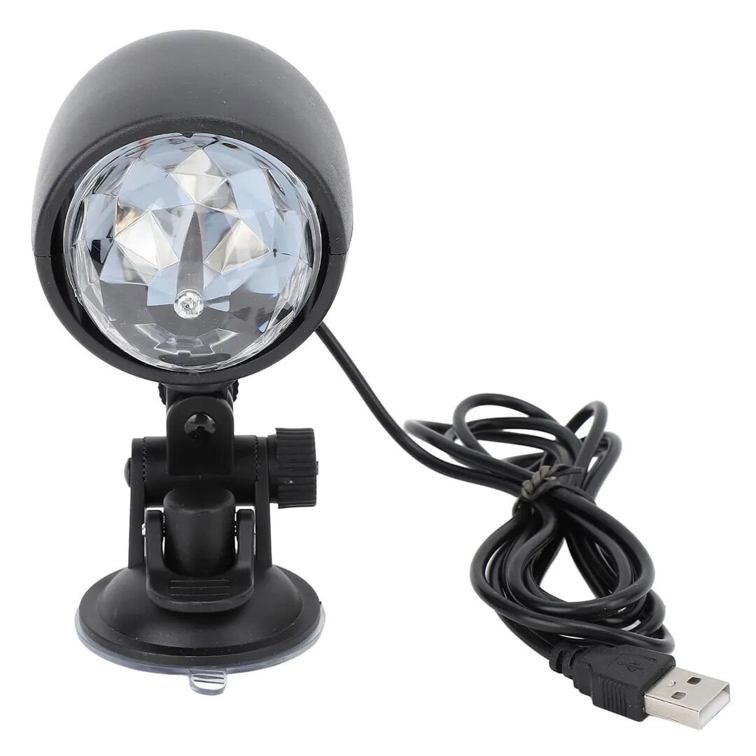 LEDX AL-KX-6889 PROJEKSİYON ATMOSFERLİ USBLİ 4W ŞARJLI SİHİRLİ RGB LED DİSKO TOPU