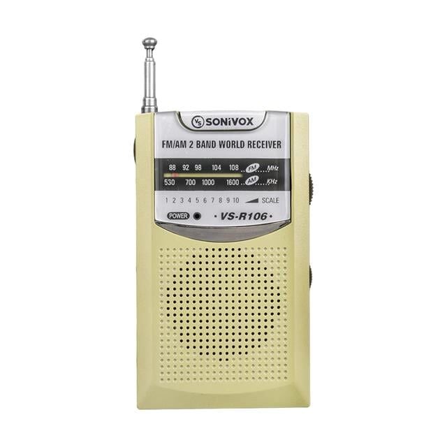Sonivox VS-R106 Analog Radyo Gold Renk