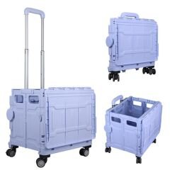 Sunup SN-26967 Katlanabilir Market Pazar Kamp Tekerlekli Alışveriş Arabası 60KG Kapasiteli