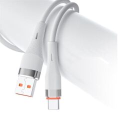 Powerway HC05 Örgülü 5 Amper USB TO Type- C 1 Metre Şarj Data Kablosu