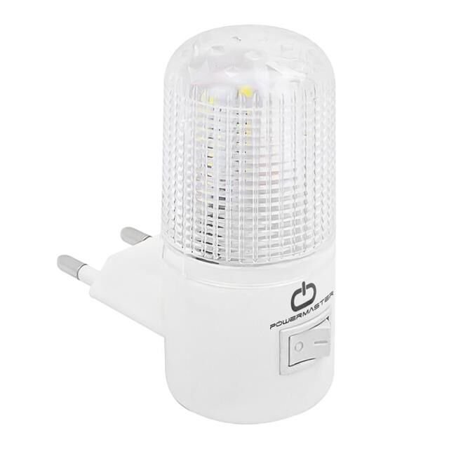 Powermaster QL-102 Ledli Anahtarlı Gece Lambası (0.5 Watt Saatte)