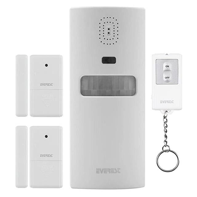 Everest EG-9830 PIR Kızılötesi Hareket Sensörlü Güvenlik Alarmı Uzaktan Kumandalı