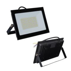 Powermaster PM-22572 100 Watt - 220 Volt 6500K IP66 150* Işık Açısı Siyah Slim Kasa Beyaz Led Projektör