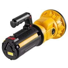 PowerMaster MX-W5164-3 Kırmızı Mavi Çakarlı COB Ledli Şarjlı Kamp El Feneri Işıldak