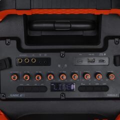 Shile SL-10 120 Watt Taşınabilir Seyyar Amfi Hoparlör Kablosuz 1 EL + 1 Yaka Mikrofonlu Kumandalı USB+SD+BT