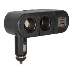 Olesson 1652 12-24V Çift USB Girişli 100W 2'li Araç Çakmak Çoklayıcı