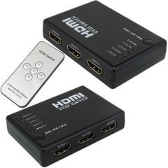 POWERMASTER PM-8342 5 GİRİŞ 1 ÇIKIŞ HDMI SWITCHER TOPLAYICI KUMANDALI ADAPTÖRSÜZ