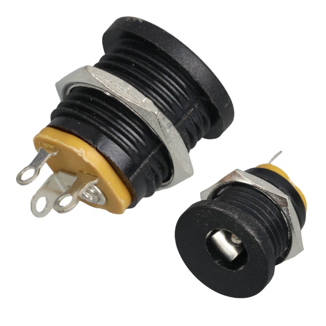 DC JAK 2.5MM SOMUNLU Ø12MM (IC-258)