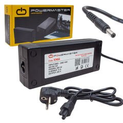 POWERMASTER PM-10166 24 VOLT - 5 AMPER - 120 WATT 5.5*2.5 MM UÇLU PLASTİK KASA MASAÜSTÜ ADAPTÖR