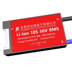 DALY BMS 10S 36V/DEŞARJ 25A/ŞARJ 10A/BALANSLI