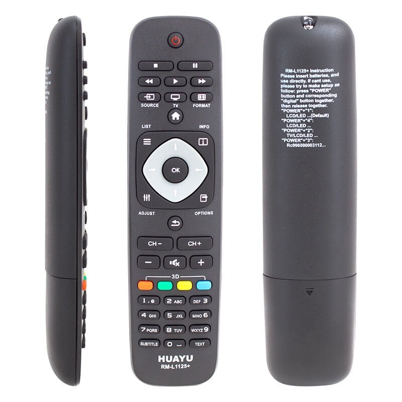 WEKO KL PHILIPS RM-L1125+ 3D TUŞLU PHILIPS LCD LED TV KUMANDA