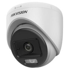 Hikvision TVI-AHD 2MP 2.8mm Sabit Lensli ColorVu IR Turret Dome Analog Kamera (DS-2CE70DF0T-LPFS)