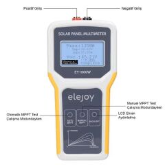 PowerMaster PM-26939 1600 Watt Fotovoltaik MPPT Solar Panel Voltaj Multimetre 12-60V