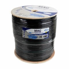 MAG RG6/U6 BAKIR CU/CU YEŞİL ANTEN KABLOSU (300 METRE)