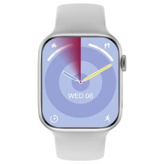 Hytech W99 Watch IOS ve Android Uyumlu MActive 2.05 inç Geniş Ekranlı Gümüş Akıllı Saat