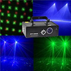 Layu BTF-30RGB White 1.5W RGB Animasyon ve Beam Lazer Sistemi