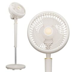 Everest Fan12 Dynabreeze 9'' 70 Watt 3 Hız Kademeli 2000RPM Çift Motorlu Vantilatör Krem Gold