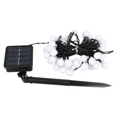 Winnboss EKL-12 7 Metre 50 Top Ledli Renkli 8 Modlu Solar Panelli Dış Mekan Aydınlatma Led 5 Watt