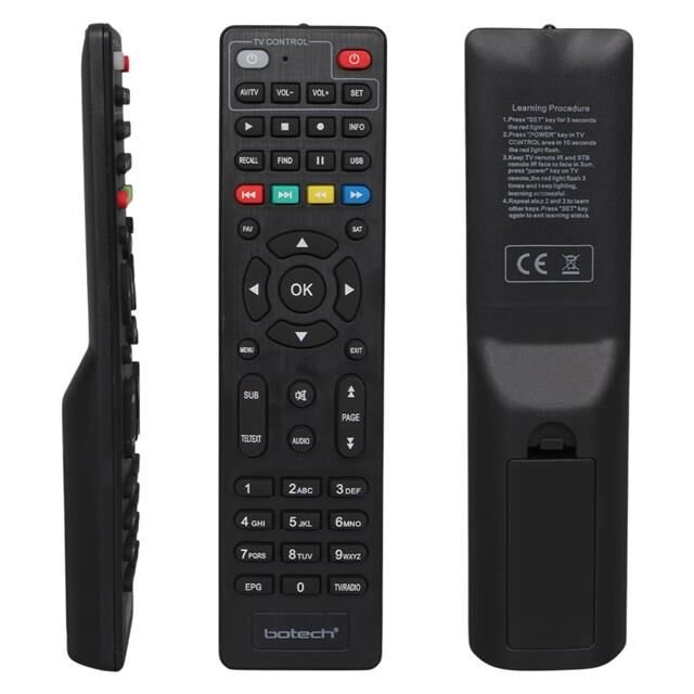 Plato Multi Mini Scart HD  / Botech Mini Scart HD - Botech Piko 502 HD TV Kontrollü Uydu Alıcı Kumandası