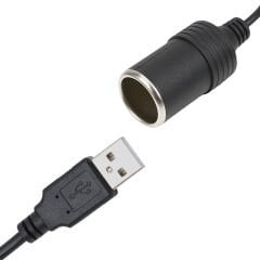 POWERMASTER PM-5726 USB 2.0 5 VOLT - 2 AMPER TO 12 VOLT - 0.8 AMPER ARAÇ ÇAKMAK FİŞİ DİŞİ ÇEVİRİCİ