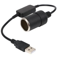 POWERMASTER PM-5726 USB 2.0 5 VOLT - 2 AMPER TO 12 VOLT - 0.8 AMPER ARAÇ ÇAKMAK FİŞİ DİŞİ ÇEVİRİCİ