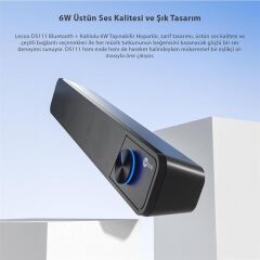 Lenovo Lecoo DS111 6W Kablolu Bluetooth Stereo TV Monitör Soundbar Hoparlör