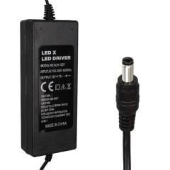 Ledx ALN-1207 12 Volt - 7 Amper 5.5*2.5 Mm Uç Plastik Kasa Masaüstü Adaptör