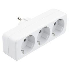 DE-PA DPA-10011 Üçlü Golyat Düz Fiş Priz 250V 16A 3500W