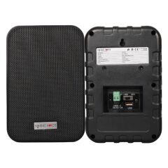 MagicVoice F-LHY4A 4'' (10 CM) Hat Trafolu Duvar Tipi Sütun Hoparlör (10W RMS / 150W Peak - MP3 USB Uyumlu) Çiftli Takım Set - Siyah