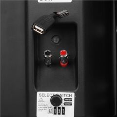 MagicVoice F-LHY5S 5.25'' (13.5 CM) Hat Trafolu Duvar Tipi Sütun Hoparlör (20W RMS / 180W Peak - MP3 USB Uyumlu) - Siyah