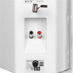 MagicVoice F-LHY6.5S 6.5'' (16 CM) Hat Trafolu Duvar Tipi Sütun Hoparlör (30W RMS / 200W Peak - MP3 USB Uyumlu) - Beyaz