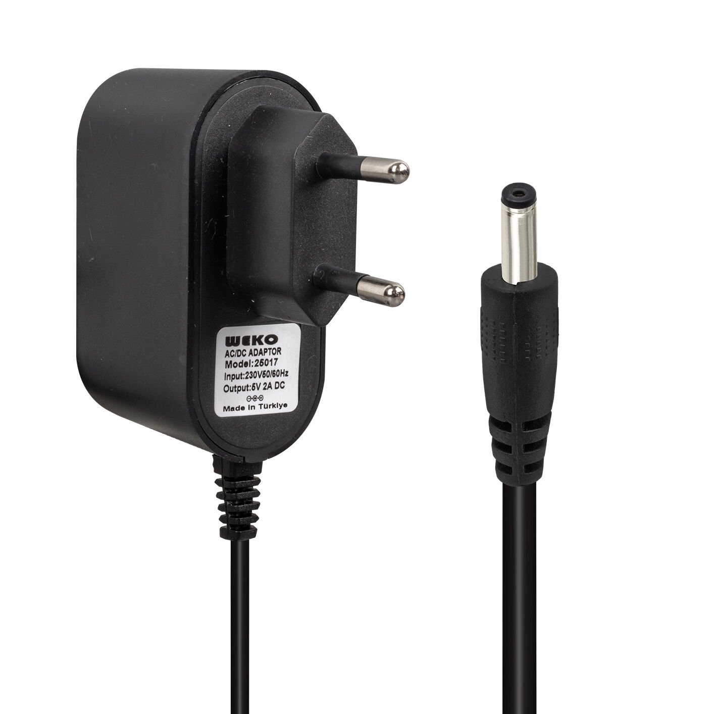 WEKO WK-25017 5 VOLT - 2 AMPER 4.0*1.7 UÇ YERLİ ÜRETİM XIAOMI*NEXT*SENCROM ANDROID CİHAZ ADAPTÖRÜ