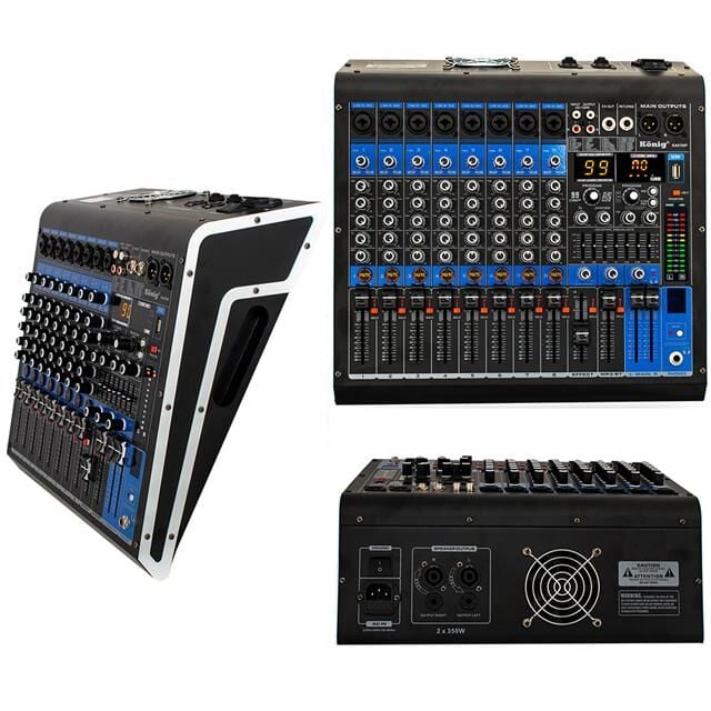 König Ka-8700 8 Kanal 2X350 Watt 99 Dsp Mıxer Amfi