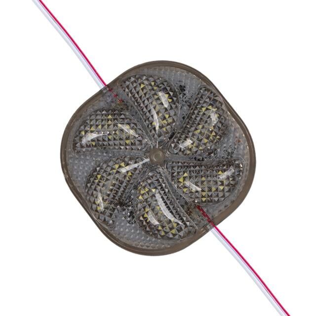 PowerMaster PM-14696 12 Volt 3 Watt Soğuk Beyaz Yanıp Sönen Çakar 6565-2835 Modül Led 65x65x12mm