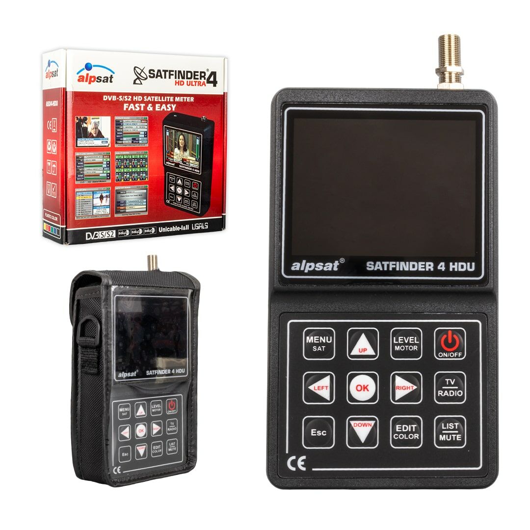 Alpsat Satfinder 4 HD Ultra 3.5'' LCD Ekranlı Uydu Yön Bulucu (AS04-HDU)